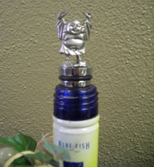 Buda Pewter Bottle Stopper
