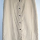 Lady Cheyenne Buff Ultra Suede Skirt Silver Conchos NWOT
