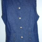 Stonebridge Ladies Denim n Concho Western Vest