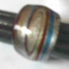 Red Swirl MURANO GLASS RING Size 7.5