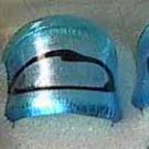 Blue Black MURANO GLASS RING Size 9