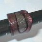 Purple  MURANO GLASS RING Size 6