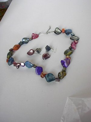 Multi Color Shell NECKLACE SET