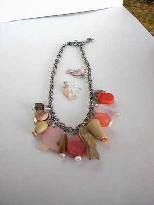 Pink Fish  NECKLACE SET