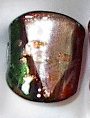Red Green  MURANO GLASS RING Size 7