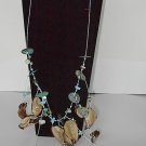 Teal Leaf   NECKLACE SET