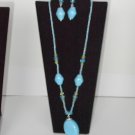 Blue Ceramic  NECKLACE SET