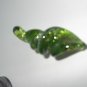 Green Swirel Lampwork  Glass Pendant