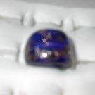 Blue  Gold   MURANO GLASS RING Size 8
