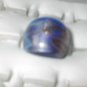 Light Blue Silver MURANO GLASS RING Size 8.5