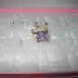 Purple  CZ stone  Ring 18Gold Plated Size 5