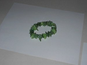 Green Shell Stretch Bracelet