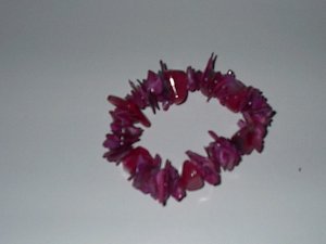 Pink Shell Stretch Bracelet