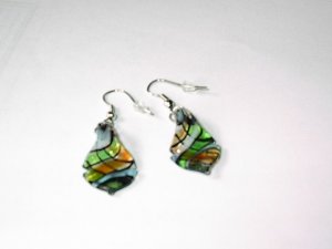 Multi Color  Lampwork Glass EARRINGS