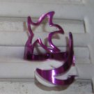 Purple Metal Ring  Adjustable   New