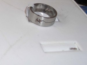 Stainless Steel Lizard Ring 6 New