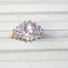 Beautiful CZ Custer Ring Size 5 NEw