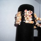 Magnetic Orange Shell Necklaces/Bracelets 36"