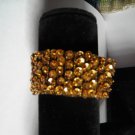 Gold  Sequien Bead  Band Stretch Bracelet