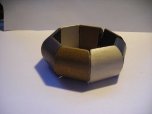 Multi Wood Stretch Bracelet