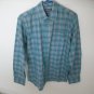Tarleton Men’s Plaid Shirt Medium Bluish Green, yellow, Burgandy