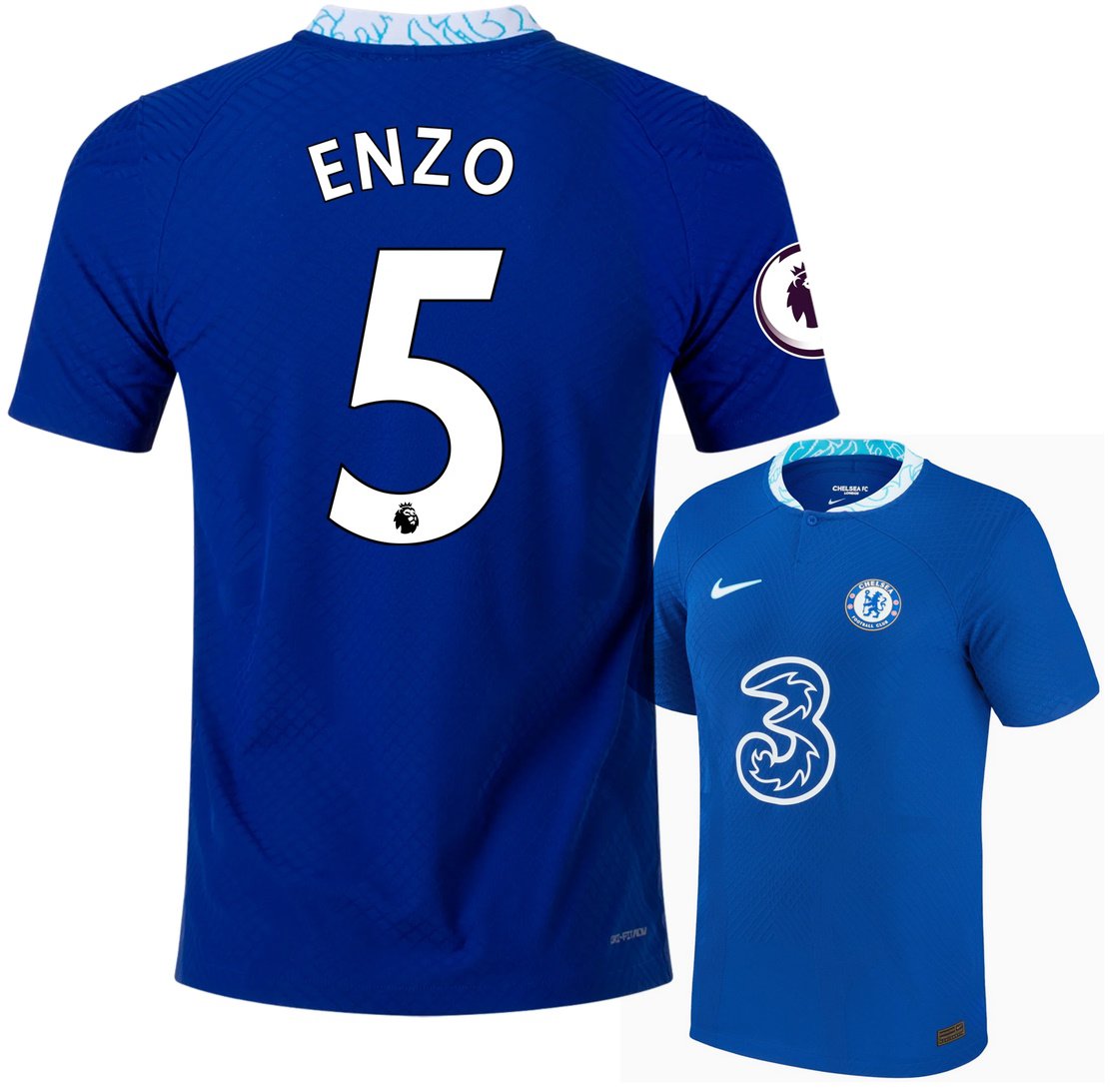 ENZO #5 Chelsea 2022 2023 Home Men Football Soccer Shirt Jersey 22-23