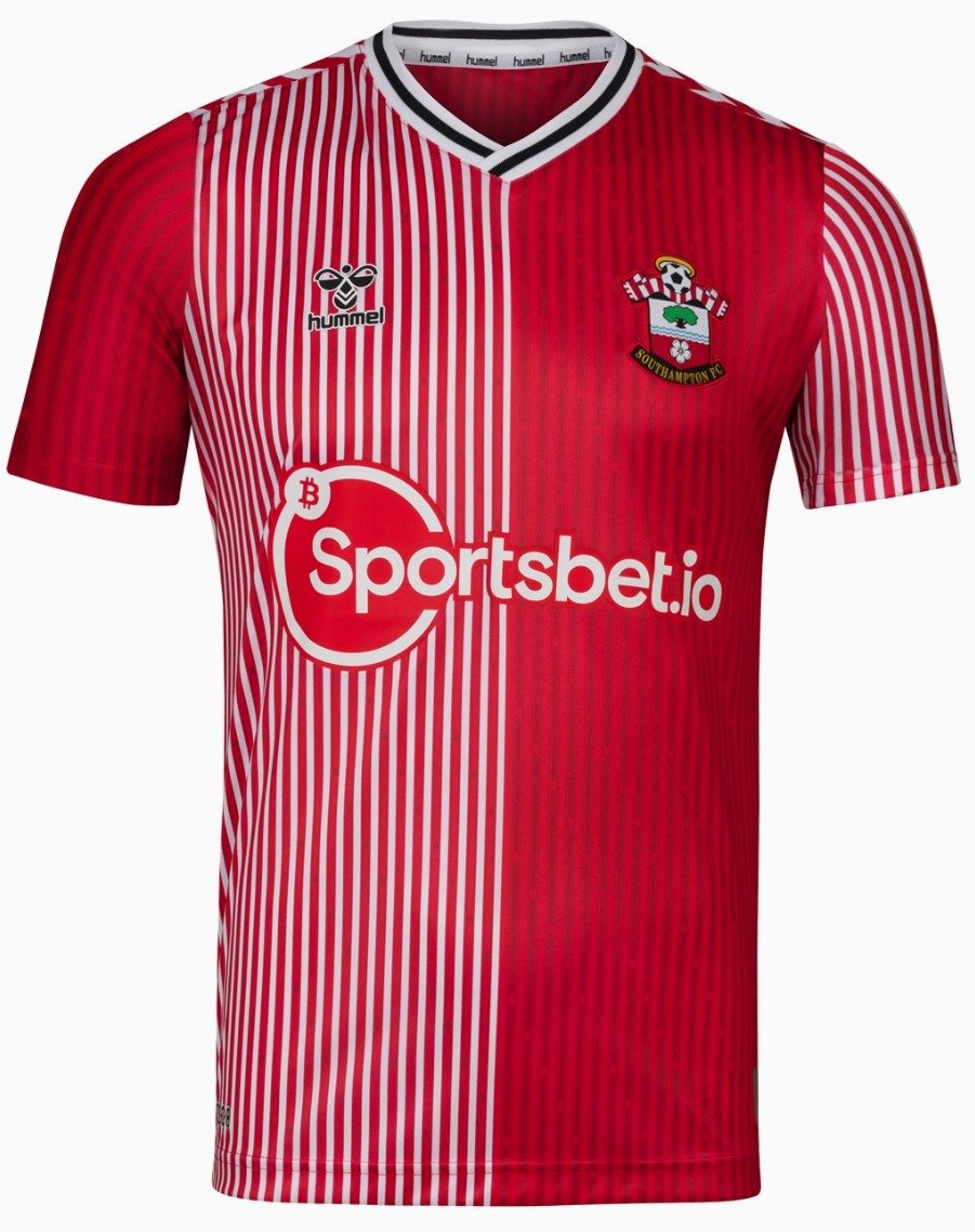Southampton 2023 2024 Home Men Football Soccer Shirt Jersey 2324