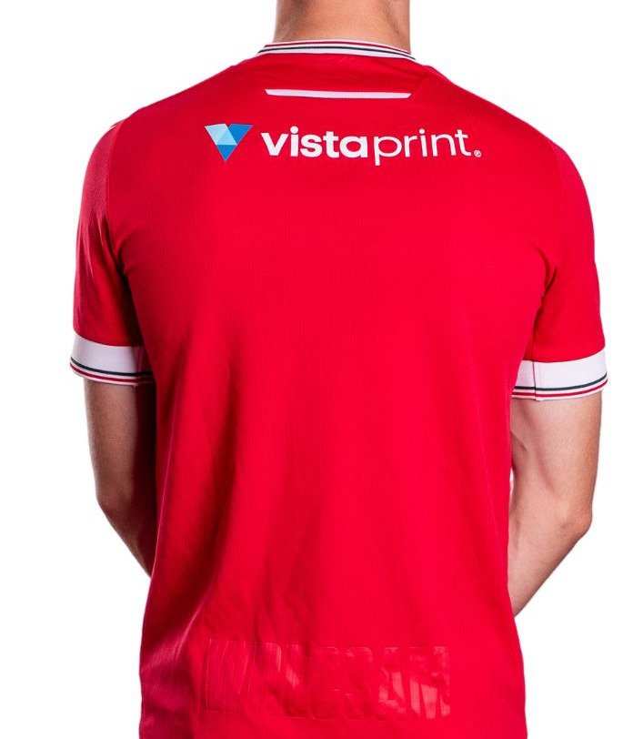 Wrexham AFC 2023 2024 Home Men Football Soccer Shirt Jersey 2324