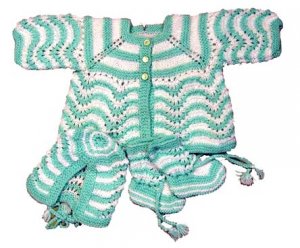 Lacy Baby Cardigan