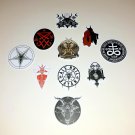 Baphomet / Satanic / Occult / Goth / Metaphysical Stickers III - Set of 10