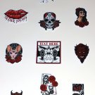Goth / Horror / Occult / Death Stickers II - Set of 10