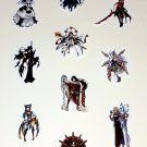 Anime / Gamer / Heroes Stickers II - Set of 10