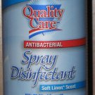12.5oz Can Quality Care Antibacterial Spray Disinfectant Soft Linen Scent