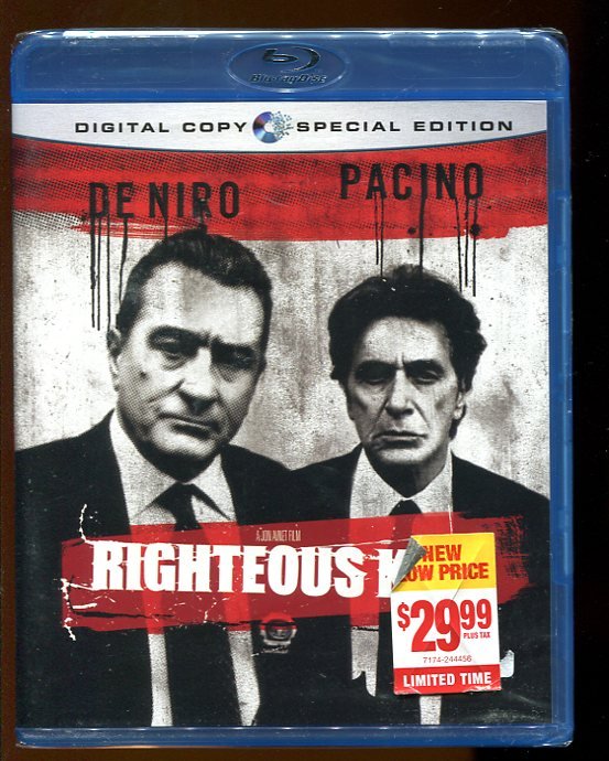 Righteous Kill (Blu-ray Disc, 2009)