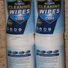 (4) Cannisters Of 100 Sangy 75% Ethyl Alcohol Cleaning Wipes 400 Wipes Total