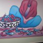 RC Gorman Signed Print Indian Lady With Basket Of Peppers 29" x 35.25" Framed