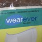 Wearever Underwear Men SZ S White Washable, Maximum Absorbency 2 Cups