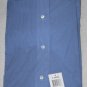 Savile Row SS Fancies Shirt Half Sleeve Blue Pinstripe 17 1/2 NWT