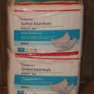 (2) Packs Of 12 Cardinal Health Medium Size Quilted Adult Briefs Wings Plus