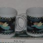 Set Of (2) Folk Angels 10oz Mugs + Box (1997) Designed By Ruth J. Morehead
