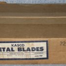 (Box Of 10) Kasco Metal Blades A36-TBF 8" x 1/8" x Dia. NOS