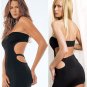Slinky Strapless Open Back Dress