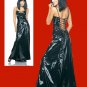 Vinyl Lace Up Ball Gown