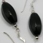 DSCN4459 Dangling EarRing Black Drop