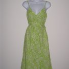 NWOT MOSSIMO sexy green hippie boho wrap sun dress ~ S