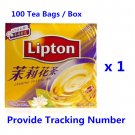 Lipton Jasmine Tea Bag Teabags Box of 100 packs Chinese Style x 1 Box