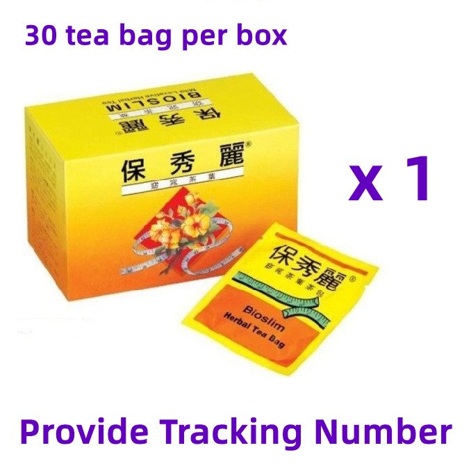 Bioslim Tea Bio Slim Mild Laxative Herbal Tea Bags ( 30 Teabags ) x 1 Box