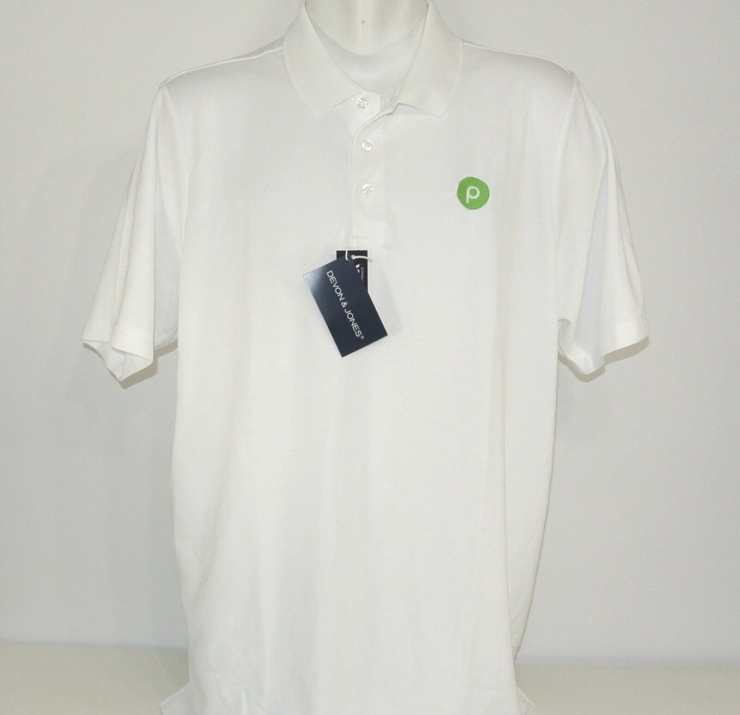PUBLIX Supermarket Grocery Employee Uniform Polo Shirt White Size 2XL ...