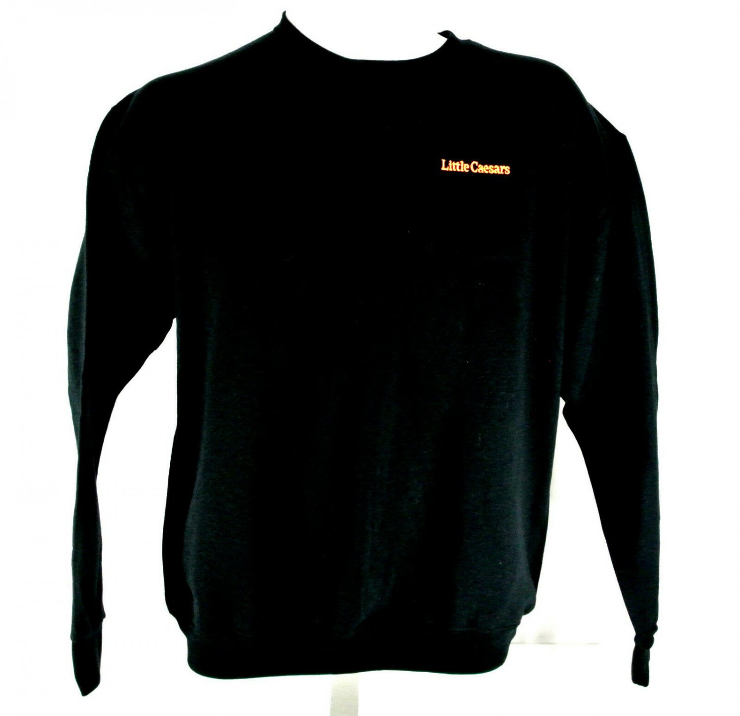LITTLE CAESARS PIZZA Employee Uniform Sweatshirt Black Size 2XL 54 NEW MT