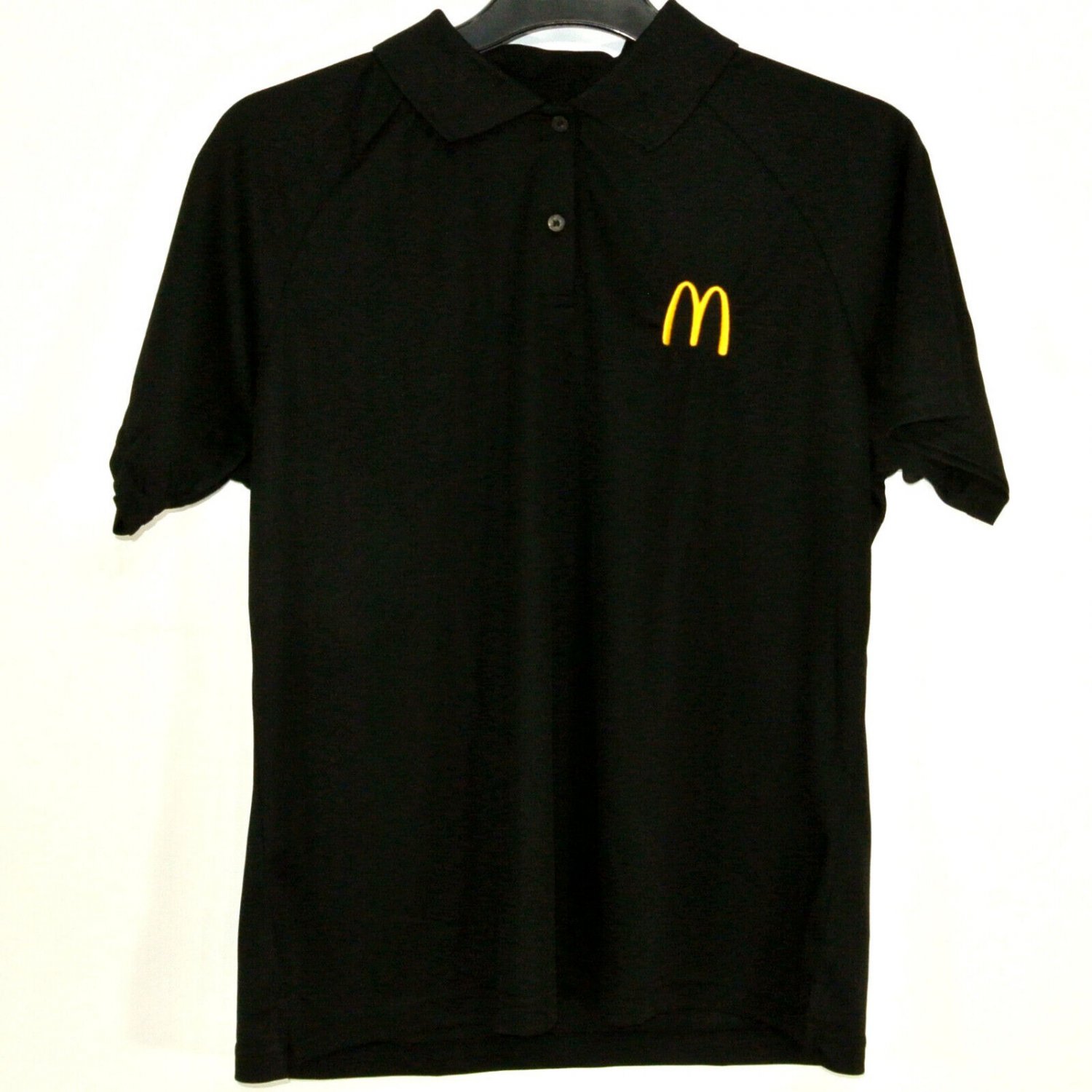 McDONALDS Employee Uniform Polo Shirt Black Women's Size 2XL 46 NEW NWT MT